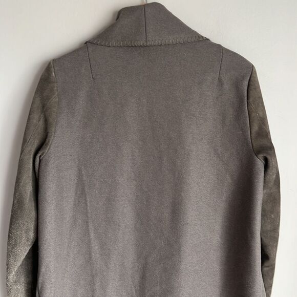 AllSaints Suri Roux Coat, Light Khaki - Picture 4 of 16